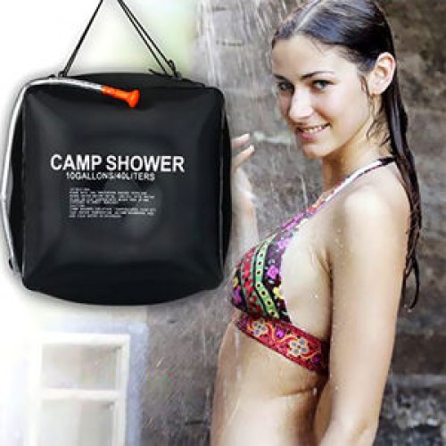 40L Shower Bag Heat Absorbing And Waterproof Pvc Outdoor Solar Shower Bag Bathing And Camping Outdoor Sports