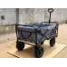 Heavy Duty Utility Wagon with Brake Outdoor Collapsible Garden Cart for Camping Shopping Sports