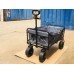 Heavy Duty Utility Wagon with Brake Outdoor Collapsible Garden Cart for Camping Shopping Sports