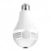 Wireless Light Bulb Camera 360 Degree 110-220V Wifi 1080p Fisheye Ip Security Surveillance Lamp Cctv Camera With Night Vision