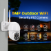 5MP full color night vision human detection Wifi Surveillance PTZ cam wireless auto tracking outdoor speed dome ptz ip camera