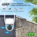 Solar Power Camera Two Way Audio Farm Wireless Wifi Cctv Security Outdoor Solar Surveillance Camera