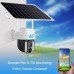 V380Pro Low Power Consumption 8W Solar Camera Security 4G Outdoor PTZ 5MP Wireless Surveillance CCTV Camera