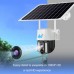 V380Pro Low Power Consumption 8W Solar Camera Security 4G Outdoor PTZ 5MP Wireless Surveillance CCTV Camera