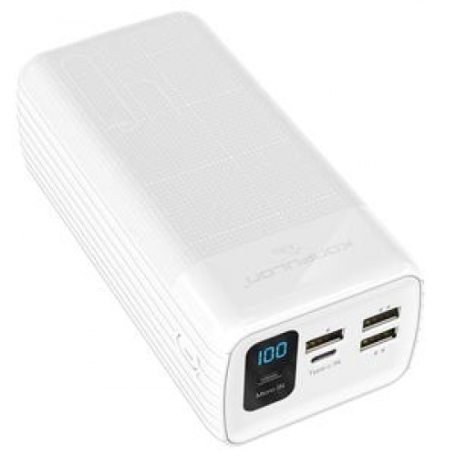 konfulon 2023 Best Selling Products 40000mah Power Bank High Capacity With LCD Lamp Portable Usb Charger Consumer Electronics