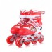 Customize Colorful PP vamp 4 Wheels adjustable size quad roller skates outdoor sports for boys and girls