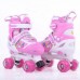 Customize Colorful PP vamp 4 Wheels adjustable size quad roller skates outdoor sports for boys and girls