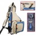 Multi Function Outdoor Sports Fly Fishing Sling Pack with Tippet Holder Line Nipper Fishing Bag Backpack Chest Bag Chest Pack