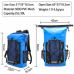 Customized Logo 25L/30L PVC Camping Hiking Casual Outdoor Sport Beach Gear Bag Dry Waterproof Backpack